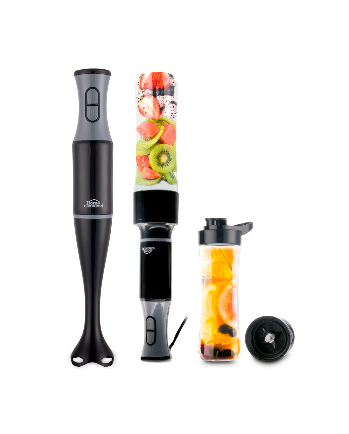 Batidora De Inmersion + Jarra Personal Tritan 300W He-538N